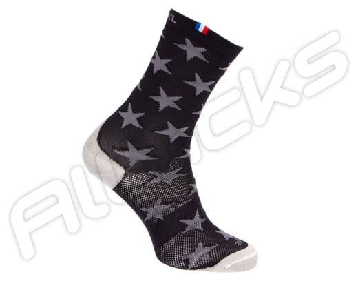 Rafal Star Socken Schwarz Weiß