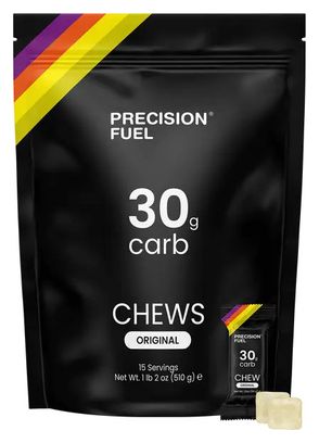 Gommes énergétiques Precision Fuel & Hydratation Chews 30g Carb Goût neutre - 15x34g