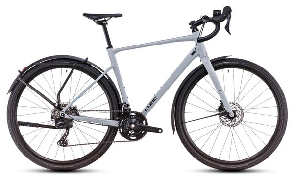 Vélo de Gravel Cube Nuroad Race FE Shimano GRX 12V 700 mm Gris Haze 2025