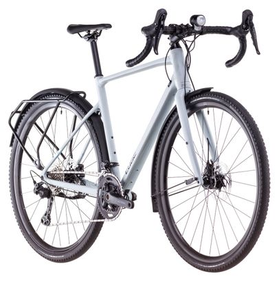 Vélo de Gravel Cube Nuroad Race FE Shimano GRX 12V 700 mm Gris Haze 2025
