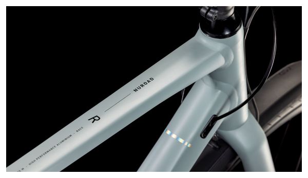Vélo de Gravel Cube Nuroad Race FE Shimano GRX 12V 700 mm Gris Haze 2025
