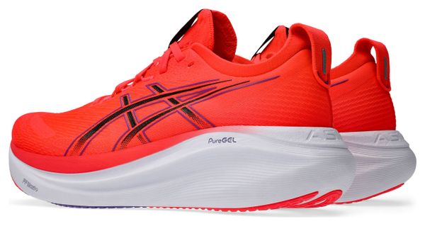 Asics Gel-Nimbus 27 Rode Hardloopschoenen voor Heren
