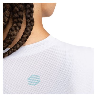 Maillot vélo mesh manches courtes femme Cyclisme M8 Luna Blanc