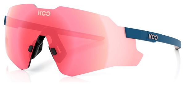 Lunettes de Soleil Unisexe KOO Nebula Bleu Rose Gold 
