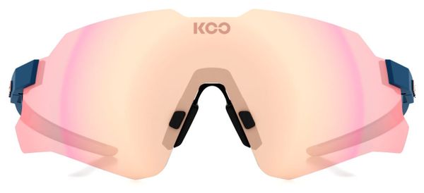 Lunettes de Soleil Unisexe KOO Nebula Bleu Rose Gold 