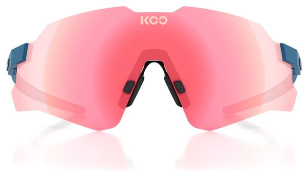 Lunettes de Soleil Unisexe KOO Nebula Bleu Rose Gold 