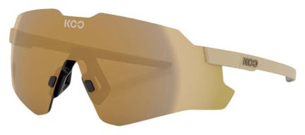 Gafas de sol unisex KOO Nebula Vanilla Matt / Dark Gold Mirror