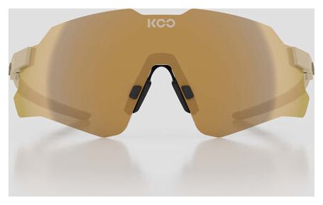 Gafas de sol unisex KOO Nebula Vanilla Matt / Dark Gold Mirror