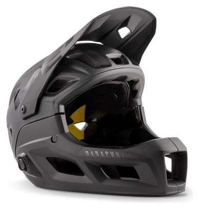 Casque avec Mentonnière Amovible Met Parachute MCR Mips Noir Mat