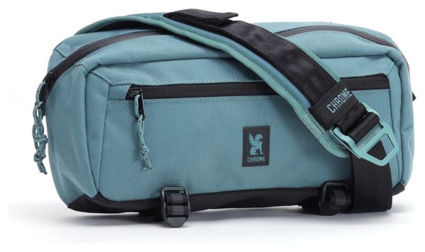 Kadet 5L Mini Chrome Shoulder Bag in Steel Blue