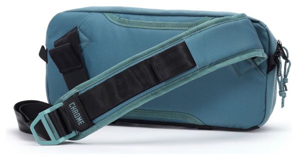 Kadet 5L Mini Chrome Shoulder Bag in Steel Blue