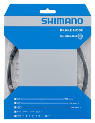 SHIMANO Durite De Frein 2000mm Noir SM-BH90-SBLM