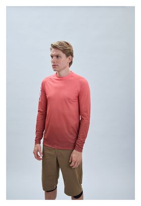 Poc Essential MTB Lite Long Sleeve Jersey Coral