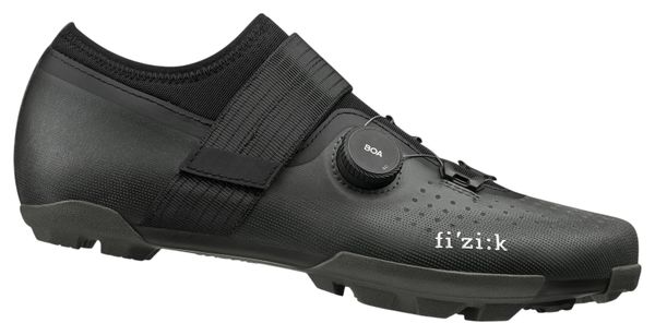Scarpe da MTB Fizik Ferox 2 in carbonio, nero/verde scuro