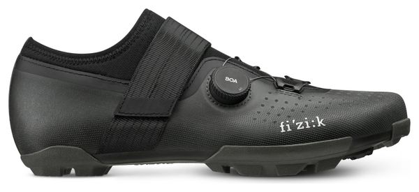 Scarpe da MTB Fizik Ferox 2 in carbonio, nero/verde scuro