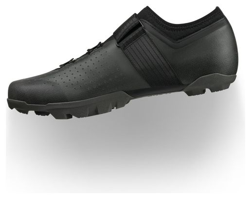 Scarpe da MTB Fizik Ferox 2 in carbonio, nero/verde scuro