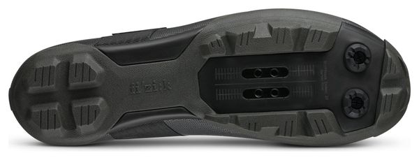 Scarpe da MTB Fizik Ferox 2 in carbonio, nero/verde scuro
