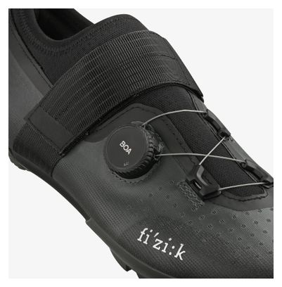 Scarpe da MTB Fizik Ferox 2 in carbonio, nero/verde scuro