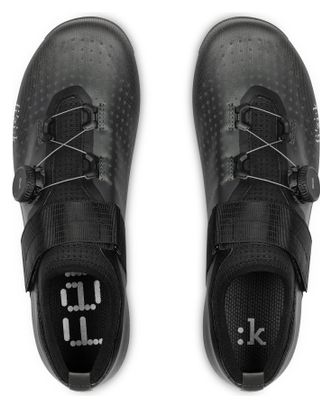 Scarpe da MTB Fizik Ferox 2 in carbonio, nero/verde scuro