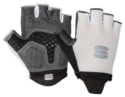 Sportful Air White Short Gloves