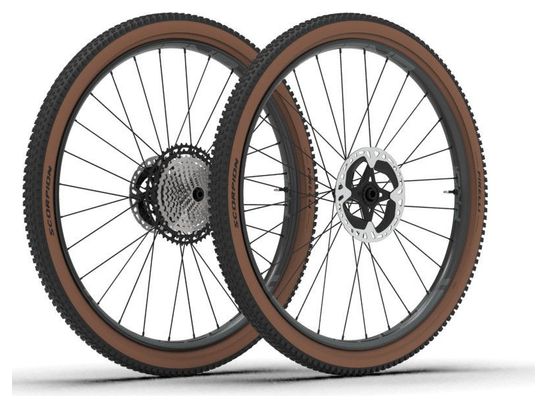Paire de Roues Legend Wheels 29" Marathon PRO4 - 15X110 - 12X148mm - DT 350 Boost - Disc Centerlock - Sram XD