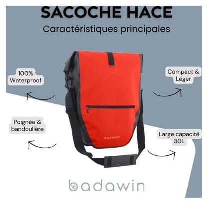 Sacoche de vélo 3en1 Hace Corail 30L