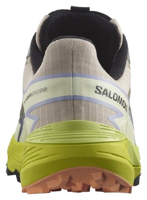Chaussures de Trail Running Femme Salomon Thundercross Beige Jaune