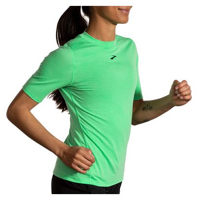 Brooks High Point Trail Kurzarmshirt Grün Damen