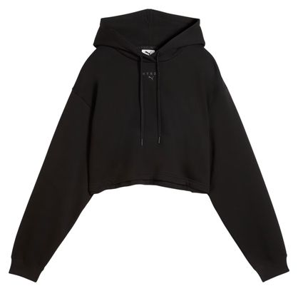 Felpa con cappuccio Puma x Hyrox nera da donna