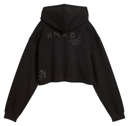 Felpa con cappuccio Puma x Hyrox nera da donna