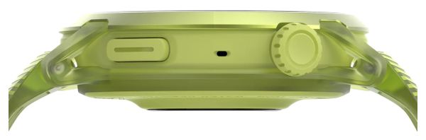 Coros Pace 4 GPS Watch, Aluminum, Yellow Silicone, Crystal