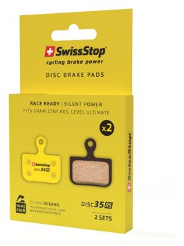 2x Paar SwissStop Disc 34 RS organische remblokken voor Shimano / TRP / Tektro / Rever remmen