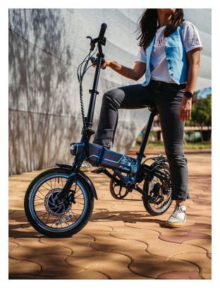 Vélo électrique pliant Supra 4.0+ Tech Navy | Roues 16