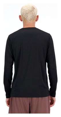 Maglia a maniche lunghe New Balance Sport Essentials Black Uomo