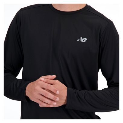 Maglia a maniche lunghe New Balance Sport Essentials Black Uomo