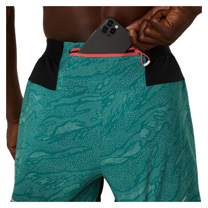 Asics Fujitrail Shorts Grün Herren