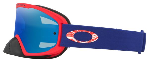 Máscara Oakley O-Frame 2.0 Pro MX Team Red / Black Ice Iridium / Ref : OO7115-64