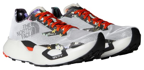 Chaussures Trail Unisexe The North Face Summit Vectiv Pro 3 - Race Edition - Flora Alpina Blanc/Rouge