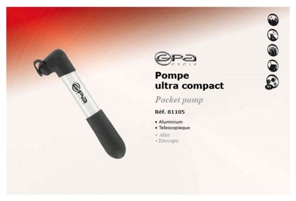 GPA CYCLE Pompe Ultra Compact