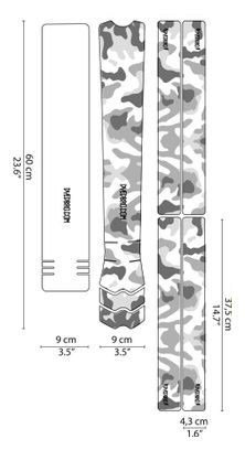 Kit de Protection Cadre Dyedbro Frame Camo Noir