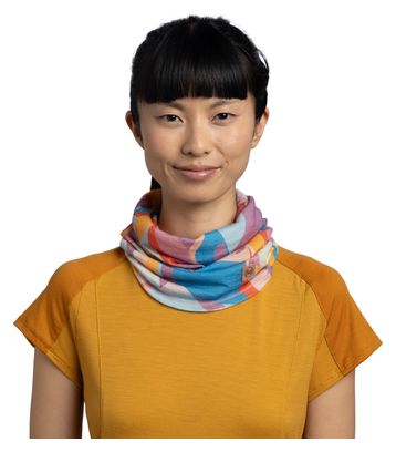Merino Lightweight Digital Print Multicolour Neck Warmer