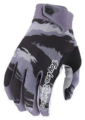 Troy Lee Designs AIR BRUSHED Camo Guantes Negro/Gris
