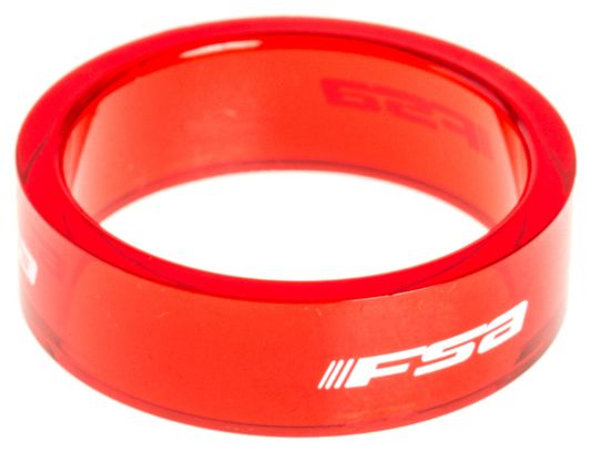 FSA Headset Spacer Polycarbonaat 1-1/8'' Rood