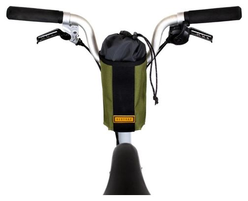 Restrap City Stem Bag para bicicleta plegable verde oliva