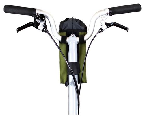 Sacoche de Guidon pour Vélo Pliant Restrap City Stem Bag Vert Olive