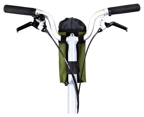 Borsa per manubrio Restrap City per bici pieghevole verde oliva