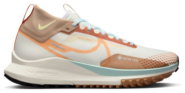 Chaussures de Trail Running Nike React Pegasus Trail 4 GTX Blanc Marron Bleu
