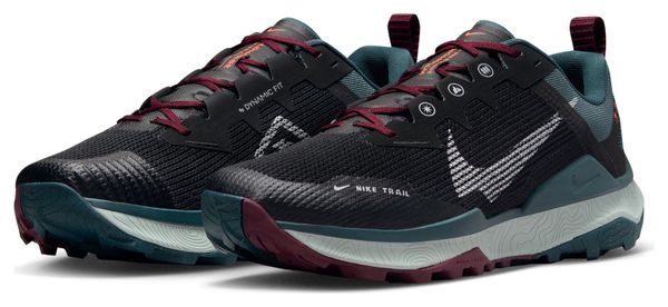 Chaussures de Trail Nike React Wildhorse 8 Noir Vert Rouge
