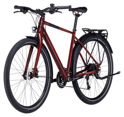 Cube Travel Touring Bike Shimano Alivio/Altus 9S 700 mm Mirror Red 2023