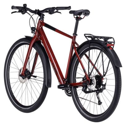 Cube Travel Touring Bike Shimano Alivio/Altus 9S 700 mm Mirror Red 2023
